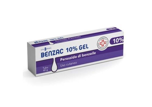Benzac 10% antiacne gel cutaneo 40 grammi