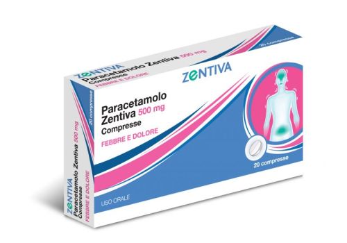 Paracetamolo Zentiva 500mg antipiretico 20 compresse