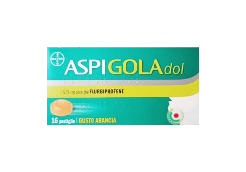 Aspigoladol flurbiprofene gusto arancia 16 pastiglie