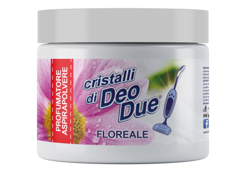 Deo Due Cristalli floreale profumatore per aspirapolvere 500 grammi
