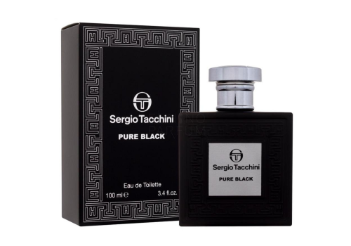 Sergio Tacchini Pure Black eau de toilette uomo natural spray 100ml