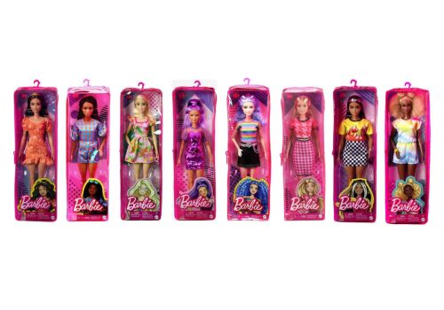 Barbie fashionista assortita, bambola con abiti alla moda