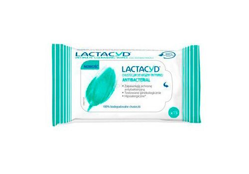 Lactacyd Salviettine Intime Con Antibatterico 15 salviette