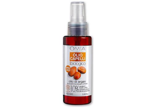 Omia Olio Capelli Eco Biologico Capelli Lisci all'Olio di Argan 100ml