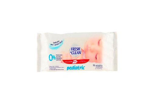 Fresh&Clean Pediatric Salviette Primi Mesi 72 salviette