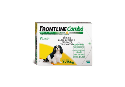 Frontline Cani antiparassitario per cani piccoli 2-10kg 3 pipette 0,67ml