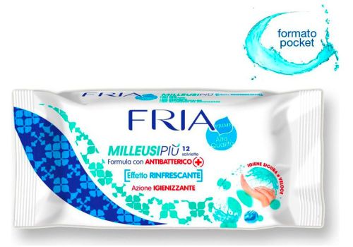 Fria MilleusiPiù con Antibatterico Rinfrescanti e Igienizzanti 12 Salviette