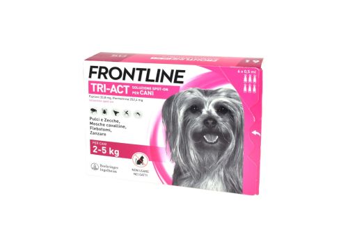 Frontline Tri-Act cani 2-5kg 6 pipette