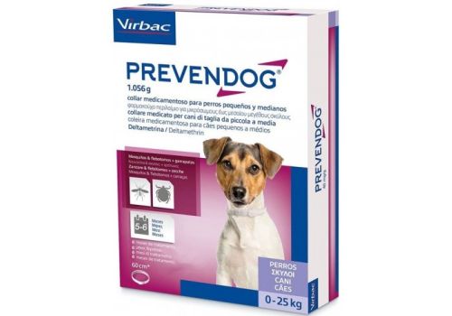 Prevendog 1.056g collare medicato per cani da piccola a media taglia 0-25kg