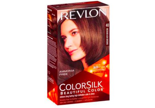 ColorSilk Tinta per Capelli Senza Ammoniaca 40 Medium Ash Brown