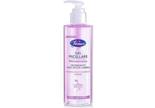 Venus Gel Micellare Detossinante Detergente per Viso Occhi e Labbra 200ml