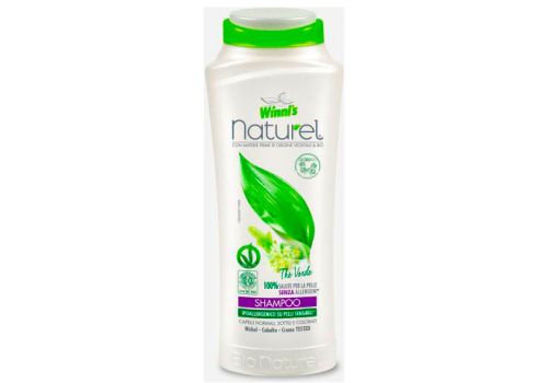 Winni's Naturel Shampoo al Thè Verde per Capelli Normali Sottili e Colorati 250ml
