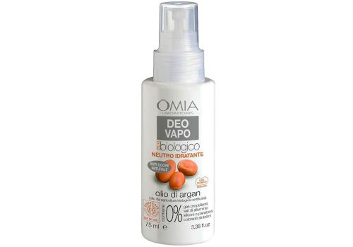 Omia Deo Vapo Eco Biologico Neutro Idratante all'Olio di Argan Antiodore Naturale 75ml