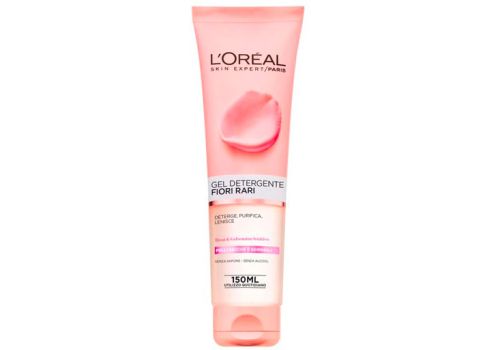 L'Oréal Skin Expert Fiori Rari Gel Detergente Struccante per Pelli Secche e Sensibili 150ml