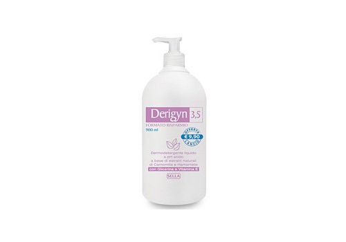 Derigyn 3,5 Fast dermodetergente liquido delicato per la detersione intima e per l'uso quotidiano formato famiglia 900ml