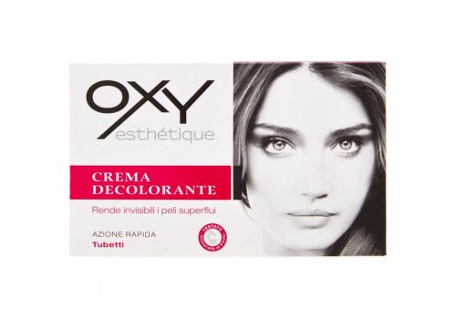 Oxy Esthétique Crema Decolorante Viso Sensitive Azione Rapida Attivante + Schiarente 75ml + Spatola + Vaschetta
