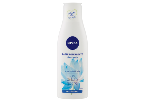 Nivea Latte Detergente Idratante Fiore di Loto Sacro per Pelli Normali 200ml