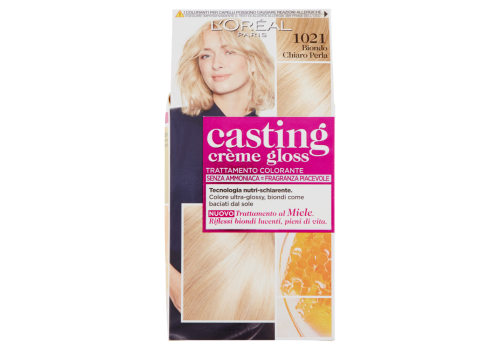 Casting Creme Gloss Trattamento Colorante Senza Ammoniaca 1021 Biondo Chiaro Perla