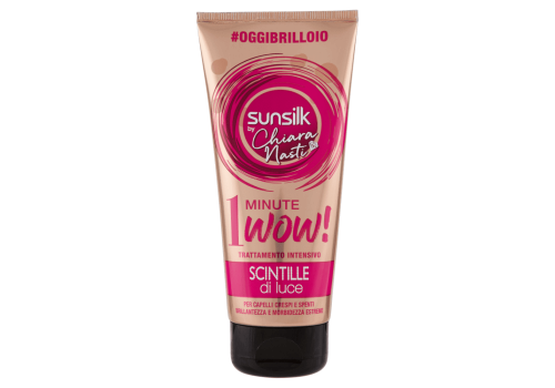 Sunsilk 1 minute wow! scintille di luce trattamento intensivo per capelli crespi e spenti 180ml