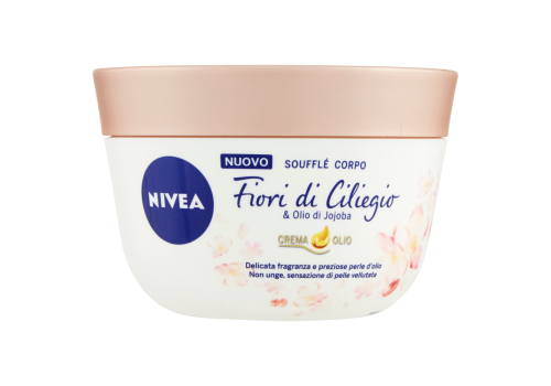 Nivea Soufflé Corpo Fiori di Ciliegio e Olio di Jojoba Crema Olio 200ml