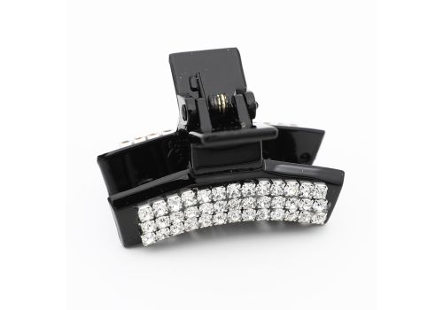 Pinza Tart Strass Nera 1pz