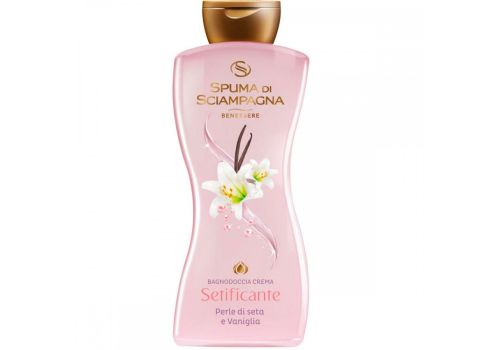 Spuma Di Sciampagna Benessere Bagnodoccia Crema Setificante Perle di seta e Vaniglia 650ml