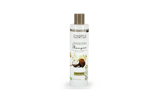 Edotea Shampoo Ristrutturante all'Olio di Cocco e Argan per Capelli Colorati 250ml