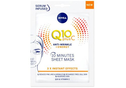 Nivea Q10 Energy maschera in tessuto antirughe 1 pezzo