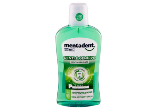 Mentadent Collutorio Denti e Gengive Menta Delicata 500ml