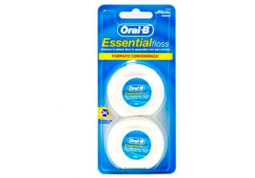 Filo interdentale cerato bipacco â€“ 2x50 mt.