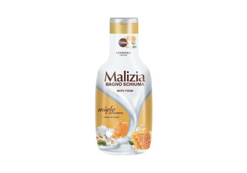 Malizia Bagnoschiuma Miele e Zenzero 1000ml