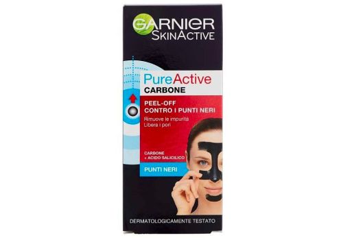 Garnier Skin Active Pure Active Carbone Maschera Peel-Off Contro i Punti Neri 50ml