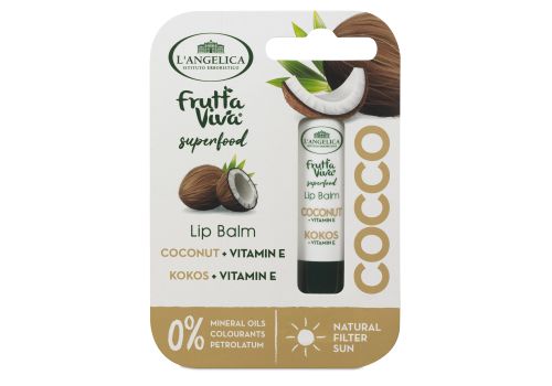 L'Angelica Frutta Viva Superfood Lip Balm Cocco e Vitamina E 1 Stick