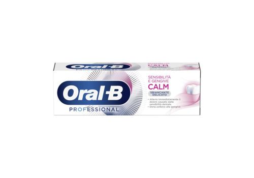 Oral-B Professional Calm Sensibilità e Gengive Dentifricio Sbiancante Delicato 75ml