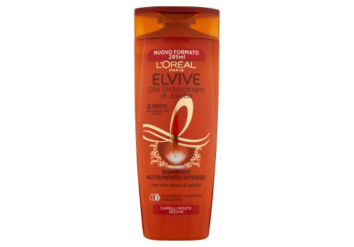 Elvive Olio Straordinario Shampoo Nutrimento Intenso per Capelli Molto Secchi 285ml