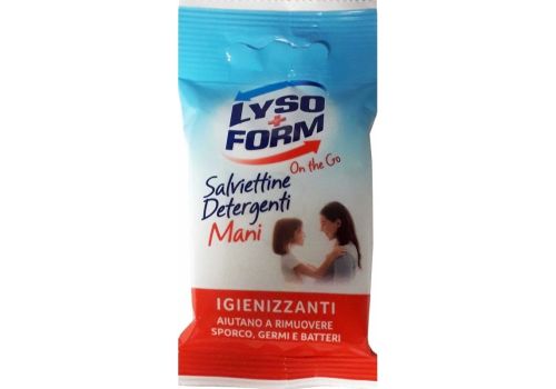 Lysoform On The Go Salviettine Detergenti Igienizzanti Mani 10 Salviette