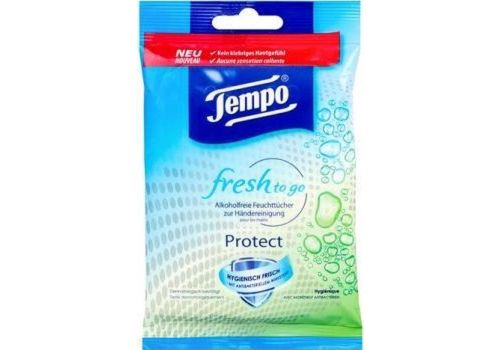 Tempo Fresh To Go Protect Salviette Umidificate Igienizzanti 10 Salviette