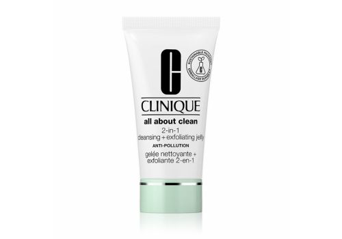 Clinique All About Clean 2 in 1 Cleanser & Exfoliator detergente esfoliante per il viso 150ml