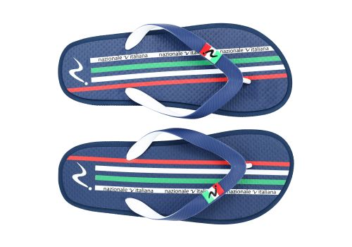 Nazionale Italiana Infradito Blu Strisce 43