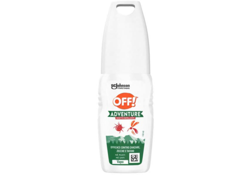 Off Adventure insettorepellente zanzare zecche e tafani vapo 100ml