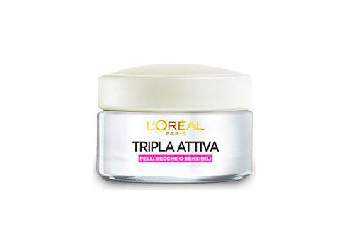 L'Oréal Tripla Attiva Crema Idratante per Pelli Secche o Sensibili 50ml