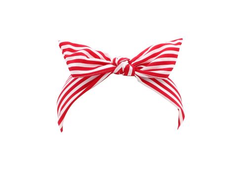 Cerchietto Righe Rosso 1pz