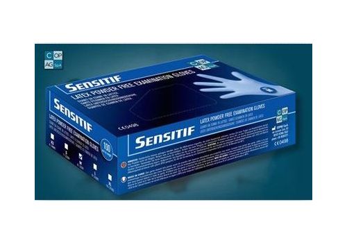 Sensitif Guanti in Lattice Monouso Senza Polvere Misura M 100 pezzi