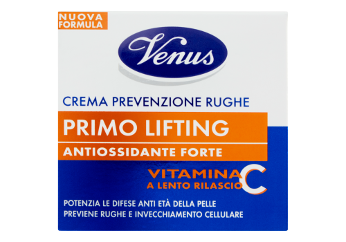 Venus Crema Prevenzione Rughe Primo Lifting Antiossidante Forte Vitamina C a Lento Rilascio 50ml