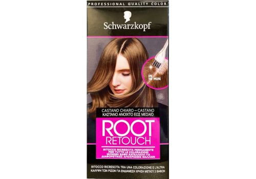 Root Retouch Ritocco Ricrescita Permanente Castano Chiaro/Castano