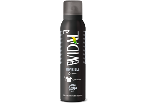 Vidal Deo Spray For Men Invisible 150ml