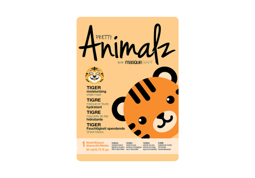 Pretty Animalz Tiger Maschera in Tessuto Idratante 1 pezzo