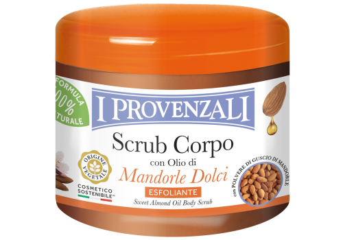 I Provenzali scrub corpo esfoliante con olio di mandorle dolci 600 grammi