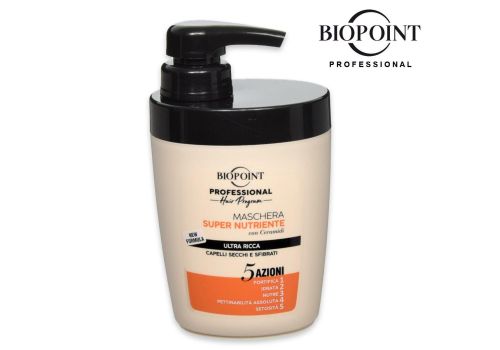 Biopoint Professional Hair Program Maschera Super Nutriente per Capelli Secchi e Sfibrati 300ml