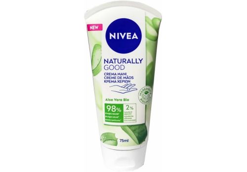 Nivea Naturally Good crema mani con aloe vera bio 75ml